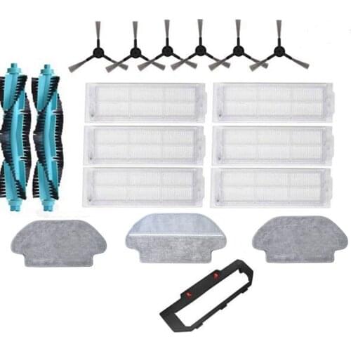 Replacement Rags HEPA Filter Roller Brush for Viomi Mi Mop PRO V2 PRO V3 SE V-RVCLM26B V-RVCLM21B Cleaner Spare Parts