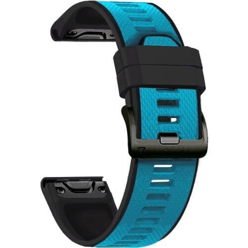 Silicone Strap For Garmin TACTIX DELTA/Enduro Watch 22/26mm Quick Easy Fit Replace Wristband For Approach S62/Instinct Bracelet