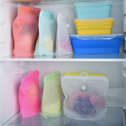 Food Vacuum Packaging Ziplock Bag Fresh Sealed Bag Reusable Snack Bag Vegetable And Fruit Food Storage Container Home