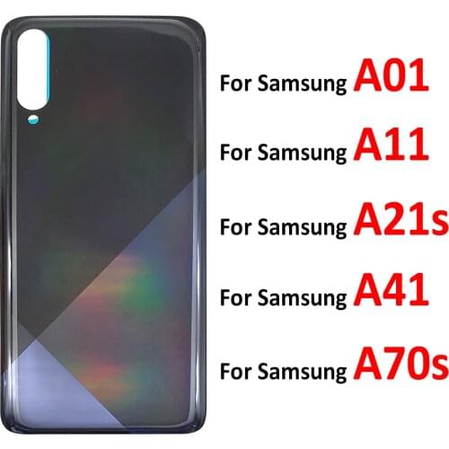 Back Glass Battery Housing Repair Cover Rear Door Case Replacement For Samsung Galaxy A01 A11 A21S A41 A70S