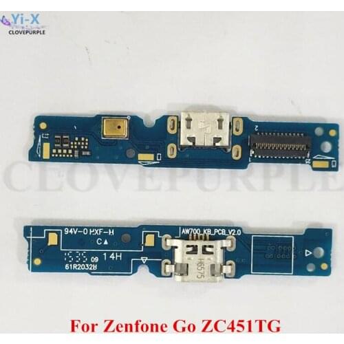 10PCS/Lot USB Charging Connector Dock Port Flex Cable For ASUS Zenfone GO ZC451TG