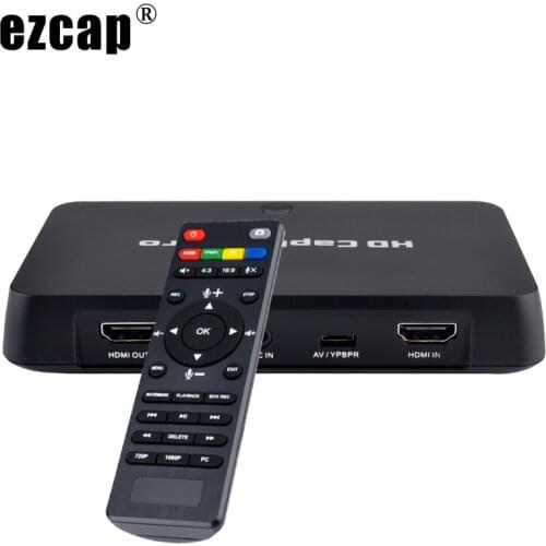 1080P HDMI Ypbpr AV Video Capture Card Recording TO USB Disk,TV Playback Windows OBS Live Streaming For Xbox PS4 TV Box PC Game