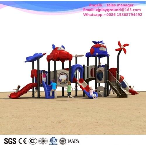 2019 newest series outside plastic playground for garden