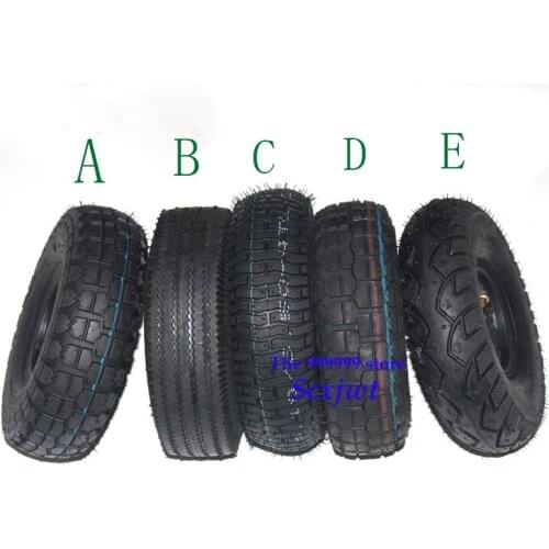 5 types of tire 4.10/3.50-4 inner tube and outer tyre fit Fit Electric Tricycle, Trolley,Electric Scooter,warehouse Car