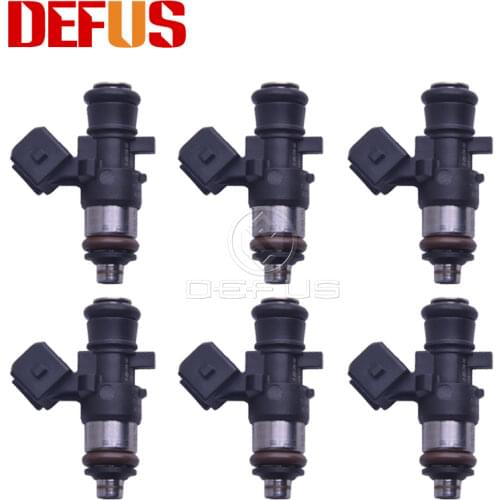 HOT Customized 6X OE 0280158046 Gasoline Fuel Inejctor Nozzle Automotive 8200292590 For Dacia Renault 1.2L 16V D4F RENAULT 12ohm