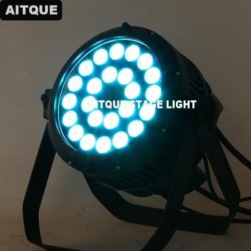 8pcs/CASE Outdoor led stage light par led 24x15 rgbwa led par light waterproof dmx flat par can flight case