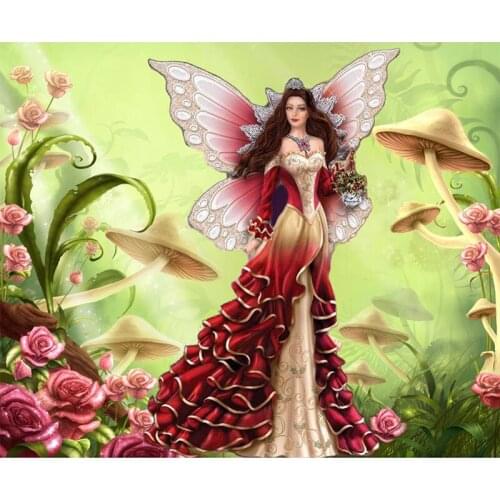 Diamond Embroidery Diy Diamond Painting Cross Stitch Kits Diamond Butterfly Fairy Full Square Diamond Embroidery BSC081