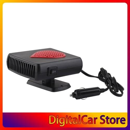 Car Heater 12V24V Heater Truck Heater Car Speed Hot Fan Defogging Defroster Car Interior Heating Fan Heater