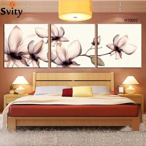 Free Shipping Hot Sell 3 Panels Modern Wall Painting black and white picture Home Decorative Art Picture Paint on Canvas Prints