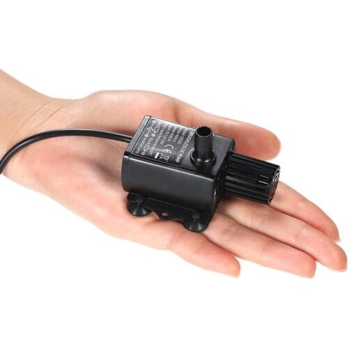 Ultra-quiet Mini DC12V 6W Brushless Water Pump with Waterproof Submersible Fountain Aquarium Circulating 300L/H Lift 300cm