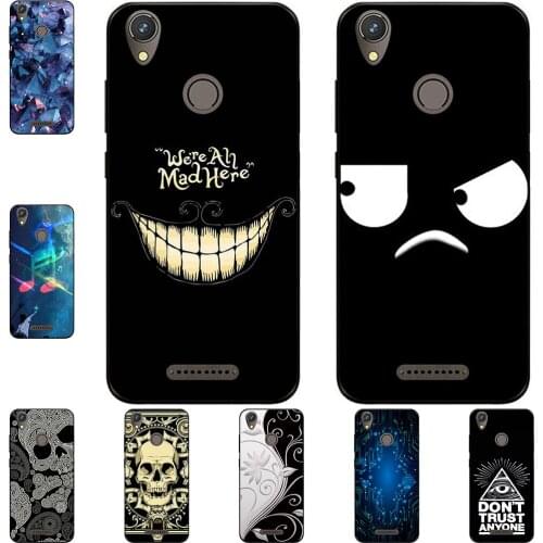 For BQ 5530L Intense 2019 5.45 inch Phone Cases Soft TPU Mobile Cover Cute Fashion Cartoon Painted Shell Bag