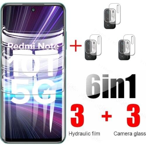 Hydrogel film Screen Protectors for Xiaomi Poco X3 Pro F3 M3 NFC Camera Lens Film for Redmi Note 10 10T 9 Pro 9S 9T 10S Glass