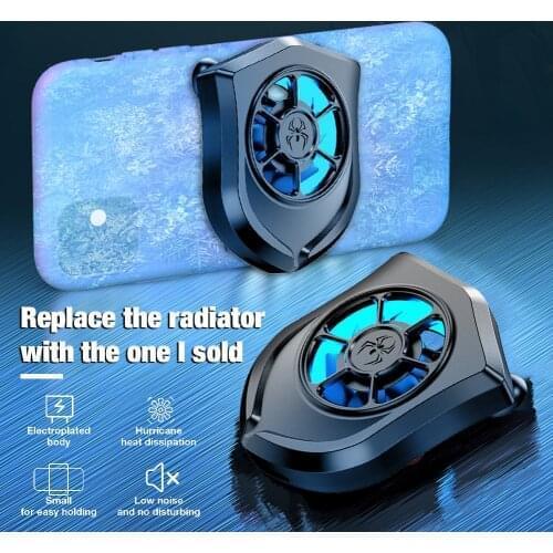 Phone Cooler Cell Phone Radiator Suction Cup Phone Cooling Fan USB Powered Radiator Compatible For Phones Tablets