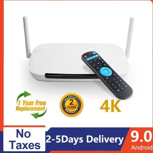 Leadcool Q9 Android 9.0 Smart TV Box 1GB 8GB S905W Quad Core 2.4G WiFi 100M H.265 4K Google Player Media Player 2G 16G TV Box