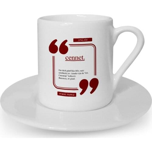 Personalized Heaven Turkish coffee Cup-4