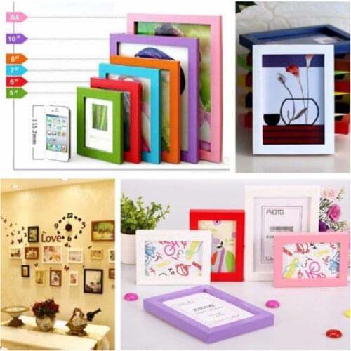 Hot Style A4 A1 A2 A5 Multi-size Room Decor Wooden Picture Photo Wall Frame