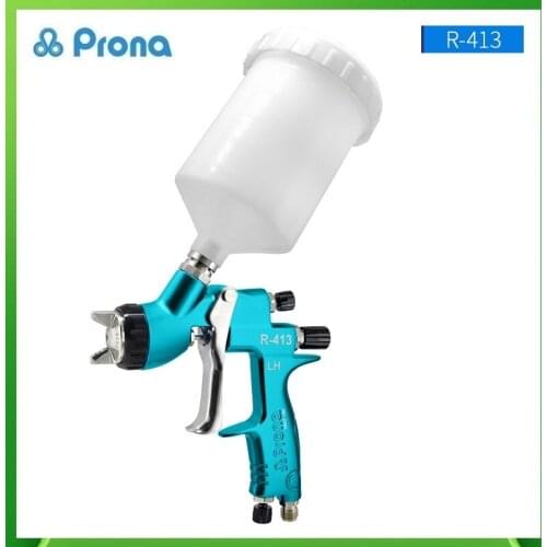 Prona R-413G Professional Air Spray Gun Paint Pistol Pneumatic Tool Portable Spray Guns Painting Cars Automobile Tools R413G