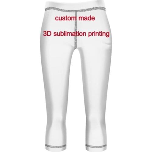 Custom made 3D sublimition printing high quality yoga legging