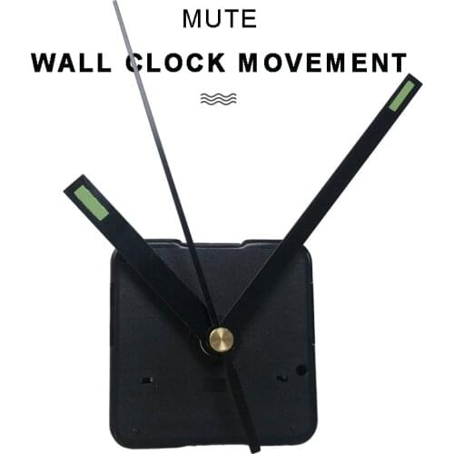 Luminous Silent Wall Clock Spindle Movement Mechanism Repair Kit High Quality DIY Clocks Movements Replacement Accessories