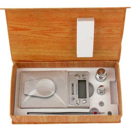 1pcs High Precision 50G 0.001g LCD Digital Jewelry Scale Lab Gold Herb Balance Blue Backlight Weight Gram Worldwide Store Hot