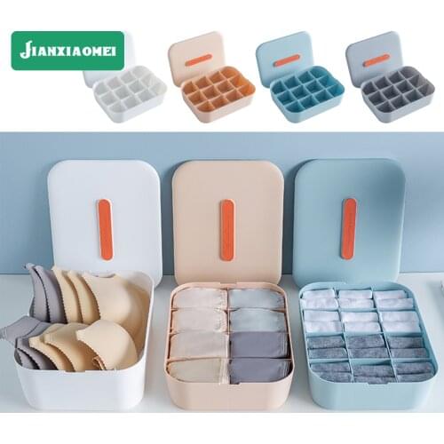 Nordic style fragrance compartment underwear storage box underwear bra socks household separation storage box