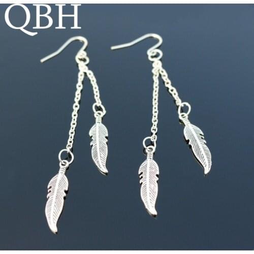 EK2020 Many Styles Long Tassel Feather Dangle Earing Brincos femininos Leaf Drop Earrings for Women Fashion Bohemian Jewelry