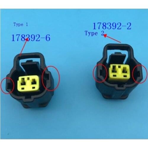 10/20/50/100 pcs/lots 2 Pin/Way Female Electric Connector Plug 1JZ-GTE 2JZ-GTE DSM EVO ECT TYCO AMP TE 178392-2 178392-6