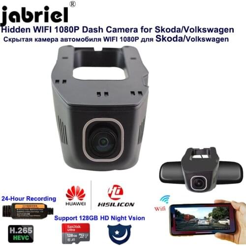1080P dash cam 24H Night Vision Car Camera car dvr video recorder for skoda octavia a7 a5 rapid fabia kodiaq Volkswagen toyota