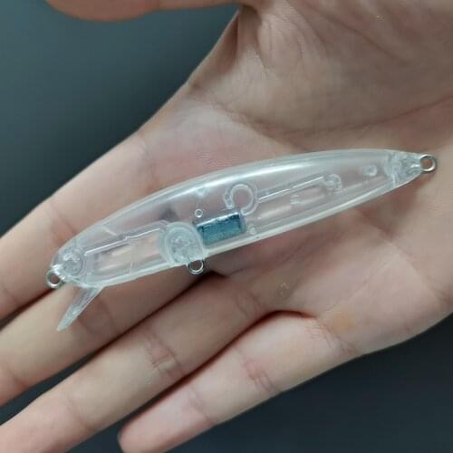 11.7g Siking Blank Minnow Crankbait Vib Minnow Wobbler Unpainted Hard Bait Fishing Lure Bodies Tackle Hard Fishing Lures 10pcs