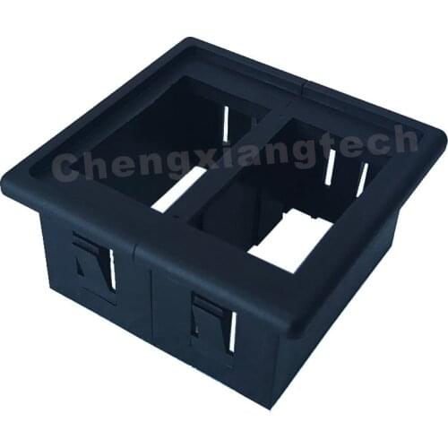 Car Boat 2 Gang Clipped Rocker Push Switch Holder Bracket Housing Bezel for Carling Arb Narval Style 4x4