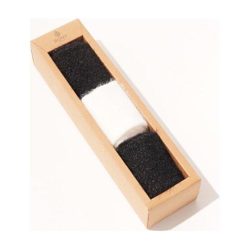 3 lü Kutu BW Angora Kadın Soket Çorap- MIX