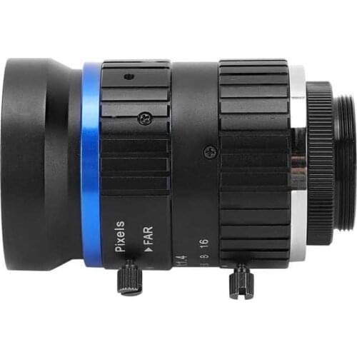 50mm Camera Lens 8MP High-Definition Lens C Mount 50mm Length 1in Image Format Manual Aperture for Industrial Camera