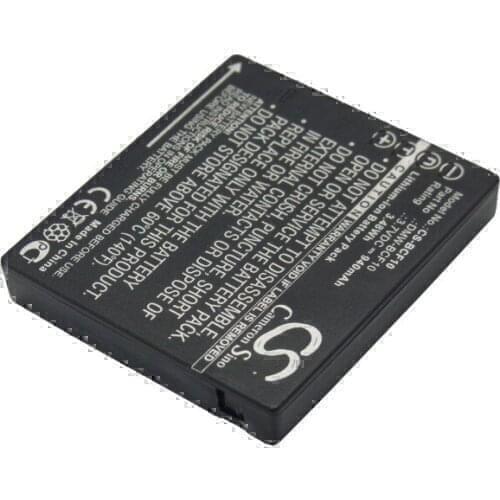 2021 Battery For Panasonic DMW-BCF10E Lumix DMC-FS62EG-K,Lumix DMC-FS62EG-P,Lumix DMC-FS62EG-R 940mAh/3.48Wh