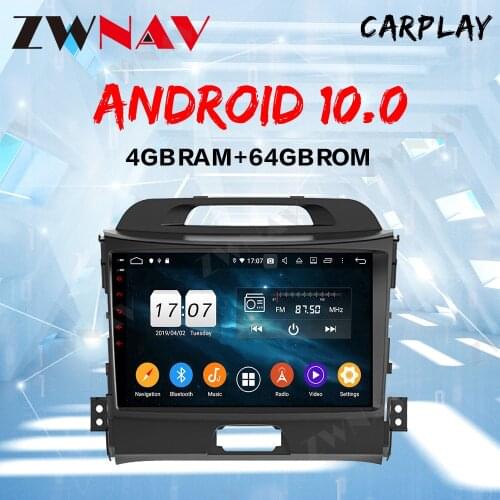 Android 10 DSP Car Radio Multimedia Video Player Navigation GPS 1 din For KIA Sportage 3 2010 2011-2016 no dvd