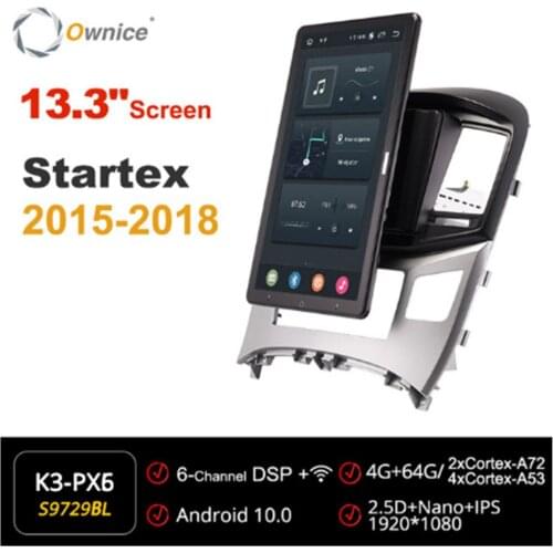 Ownice 1080P Android 10.0 Car Radio ForHyundai H1 Startex 2015-2018 Car Video Auto Multimedia head Unit 13.3" IPS Rotatable