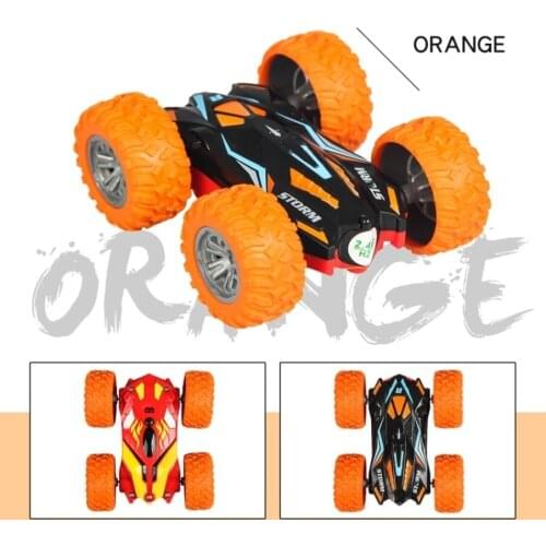 Create Toys 8031 1/48 RC Stunt Car 2.4G Double-sided Flip 360' Rotation Off-road Climbing Racing Car for Kids gift
