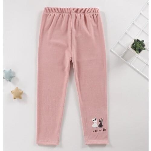 Childrens casual pants girls autumn and winter bottoms girls babys trousers