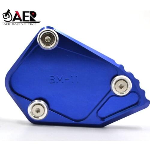 JAER For BMW R1200GS R1200 /ADV 2008-2012 Aluminum Motorcycle Kickstand Side Stand Enlarger Plate Extension Pad