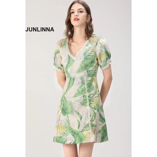 JUNLINNA Linen Summer Dresses