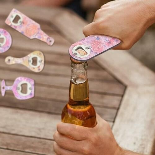 Bottle Opener Insert Kit 20 Set Round Inset Bottle Opener Kit For DIY Keychain Beer Spanner Jar Bottle Opener Corkscrew