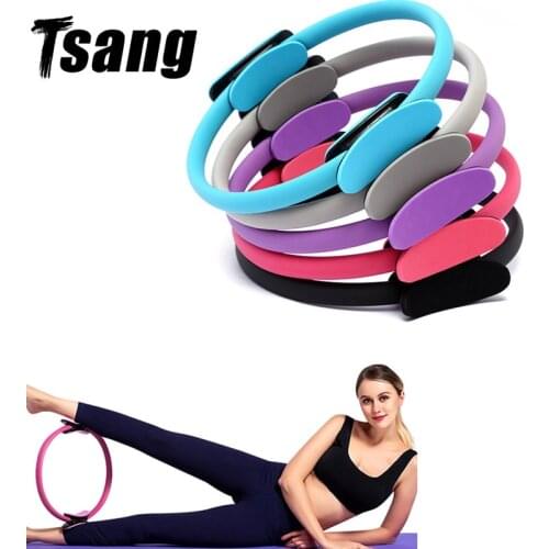 Professional Yoga Circle Pilates Sports Magic Ring Women Fitness Kinetic Resistance Circle Gym Workout Yoga Pilates Accessories
