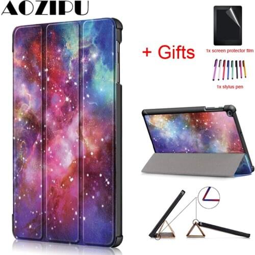 Funda Case for Samsung Galaxy Tab A 10.1 SM-T510 SM-T515 2019 Stand PU Leather Cover for Samsung Tab A 10.1 2019 T510 T515 Case