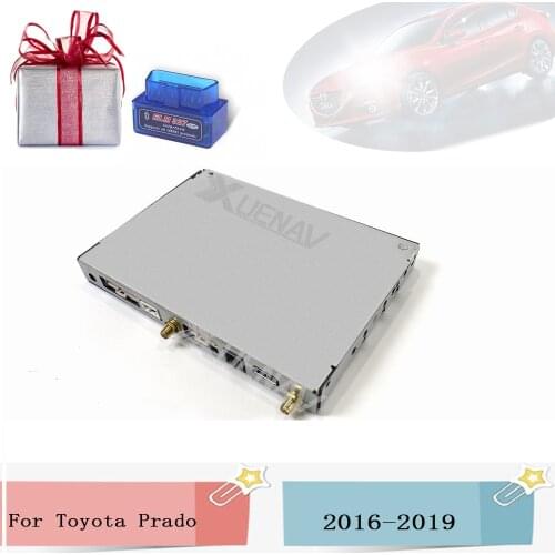 Android System Car Video Interface for Toyota Prado 2016 2017 2018 2019 Auto Car GPS Nav Navigator Radio Multimedia Player
