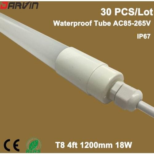 Led Waterproof Tube t8 Led Tube 4 feet 1200mm 1.2M Led Light IP66 Waterpoof Grade, Manufacture Price, Free Shipping