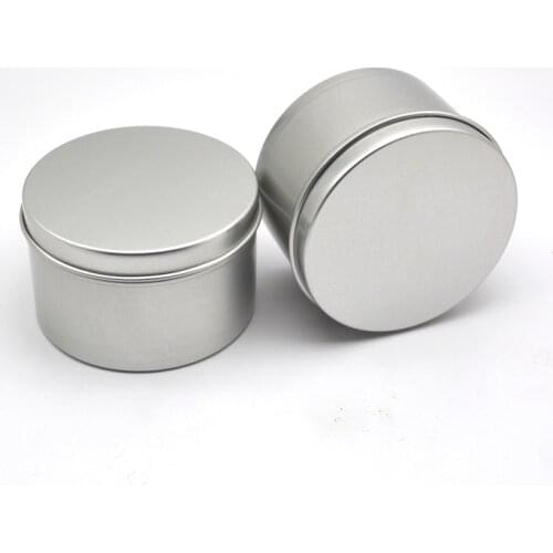 Creative Candle Can Refill Metal Container DIY Handcraft Candle Jar Round Candle Making Tool Wax Melts Scented Candle Container