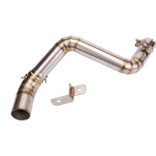 For KTM Duke 200 390 2012-2016 Exhaust Pipe Motorcycle Header Pipe Slip On 51 mm Muffler Delete Original Catalyst Replace