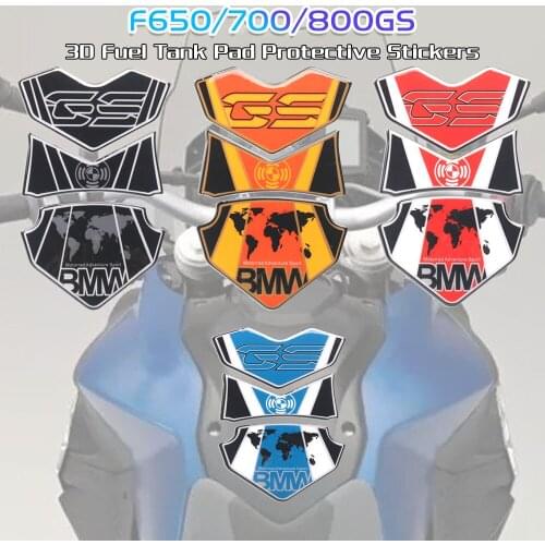 For BMW F700GS F700 GS 2012-2015 F650GS F800GS 2008-2012 Motorcycle 3D Tank Pad Protector Decal Sticker Case Tankp Sticker