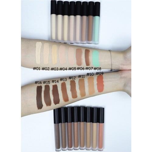 Face Makeup Liquid Concealer Full Cover spot Dark circle long lasting Cream Contour Foundation Cosmetics Vegan Custom logo