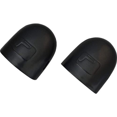 2Pcs Door Handle Key Hole Cover Cap Black for Megane Scenic Clio Laguna Twingo