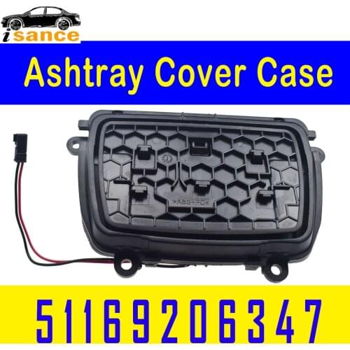 Car New Black Plastic Center Console Ashtray Assembly Box Fit For Bmw 5 Series F10 F11 F18 2010-2016 LCI AND NON LCI 51169206347